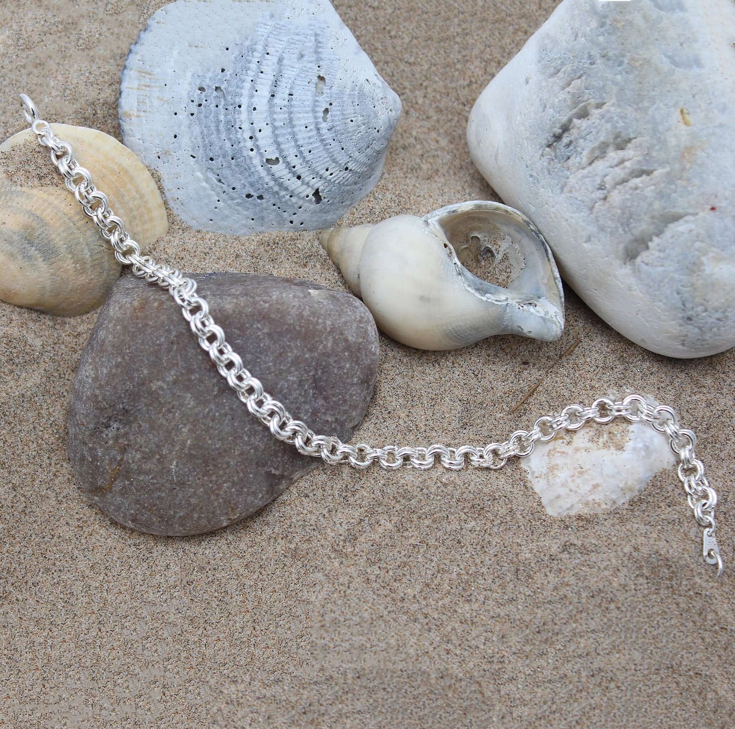 Chic Everyday Sterling Silver BraceletAtlantic Rose